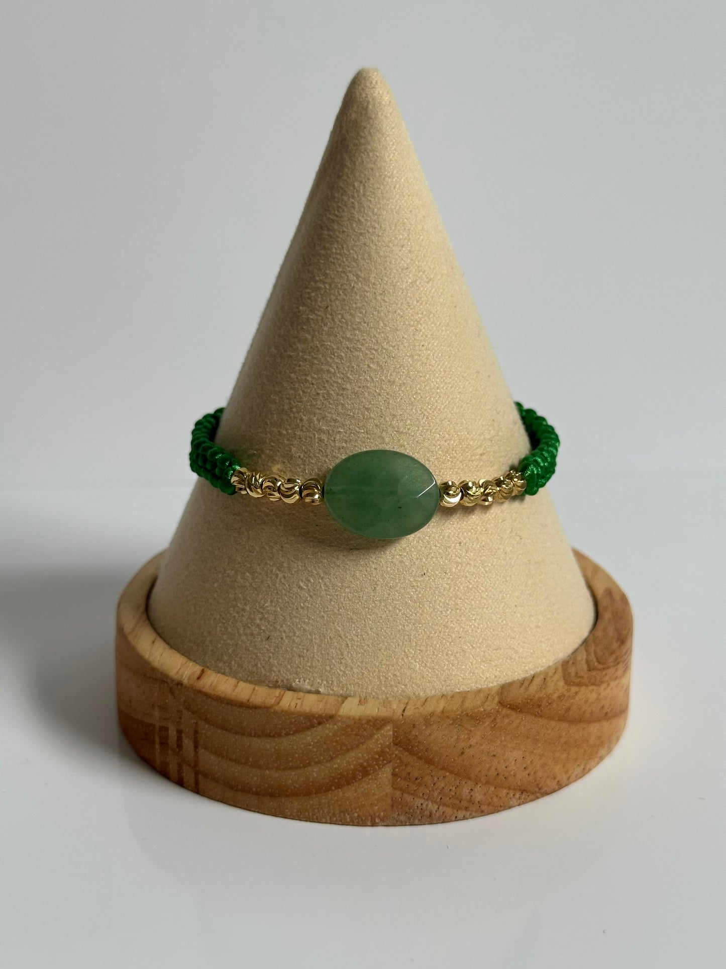 Groene aventurijn edelsteen armbandje