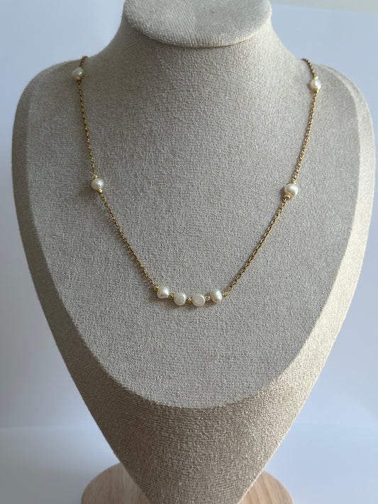 Extra lang Zoetwaterparels ketting