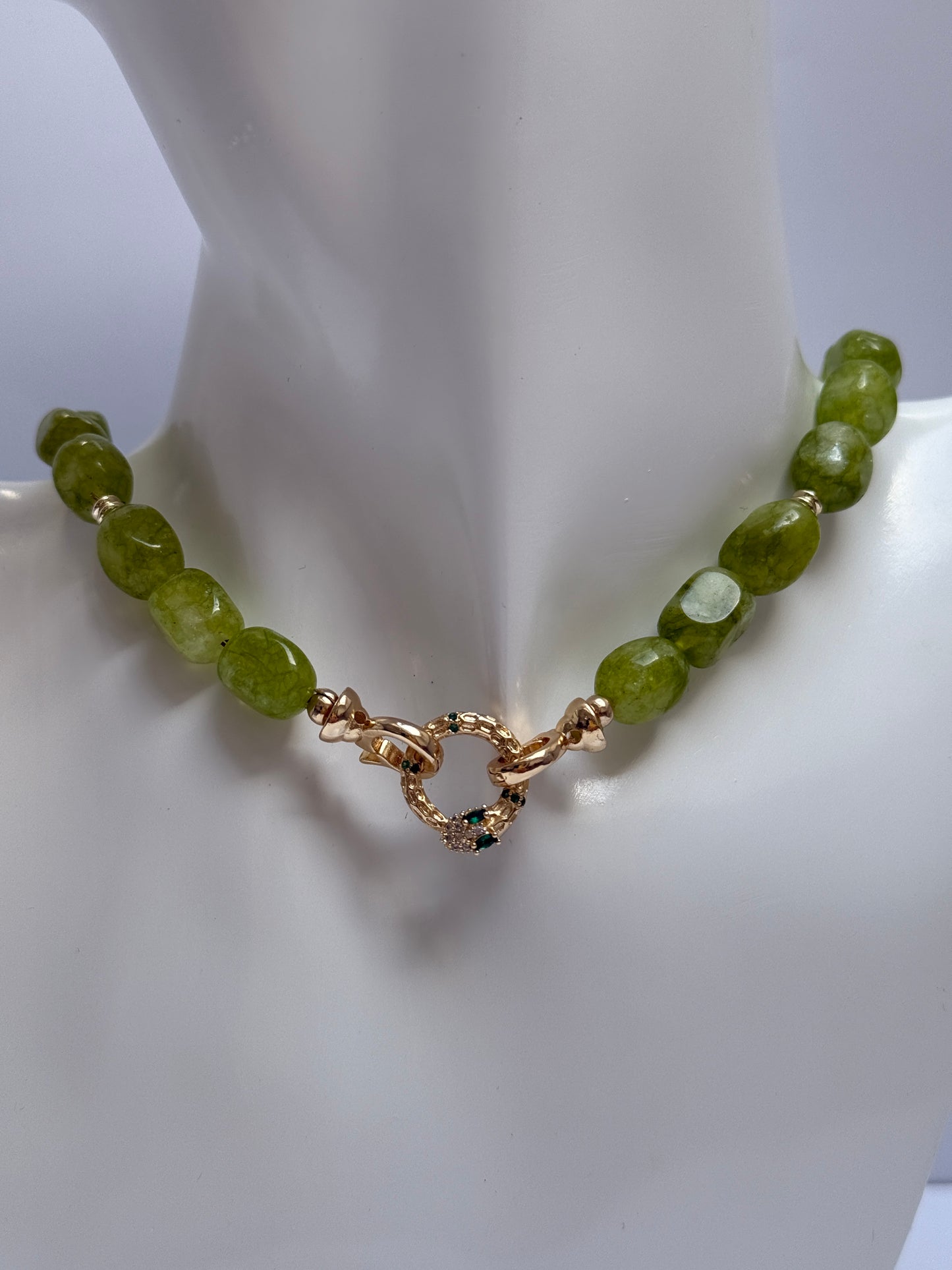 Peridot edelstenen setje