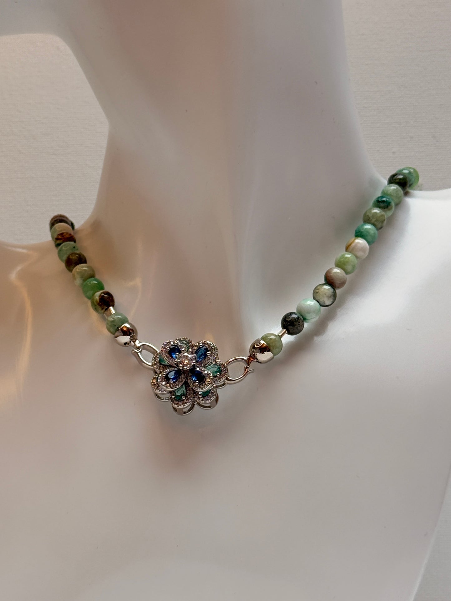 Groene calciet setje