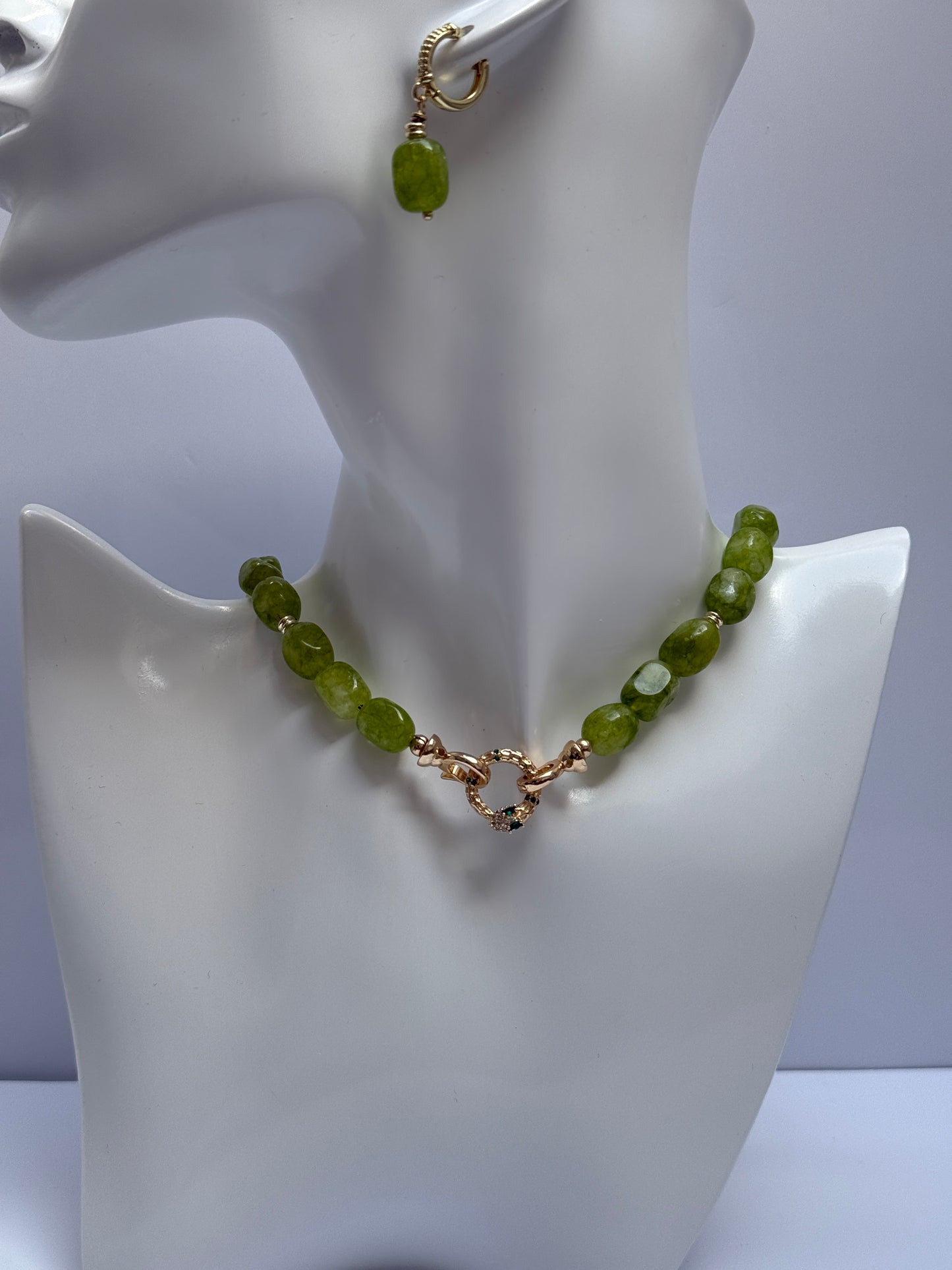 Peridot edelstenen setje