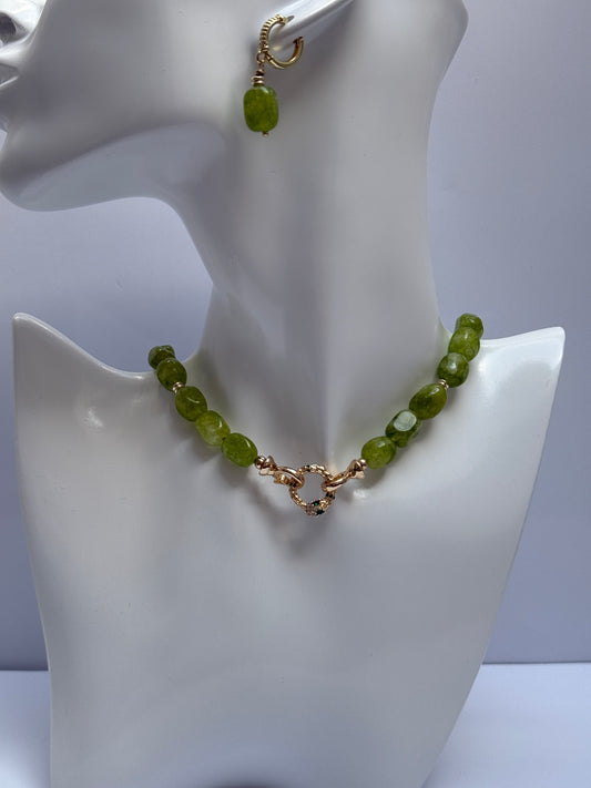 Peridot edelstenen setje