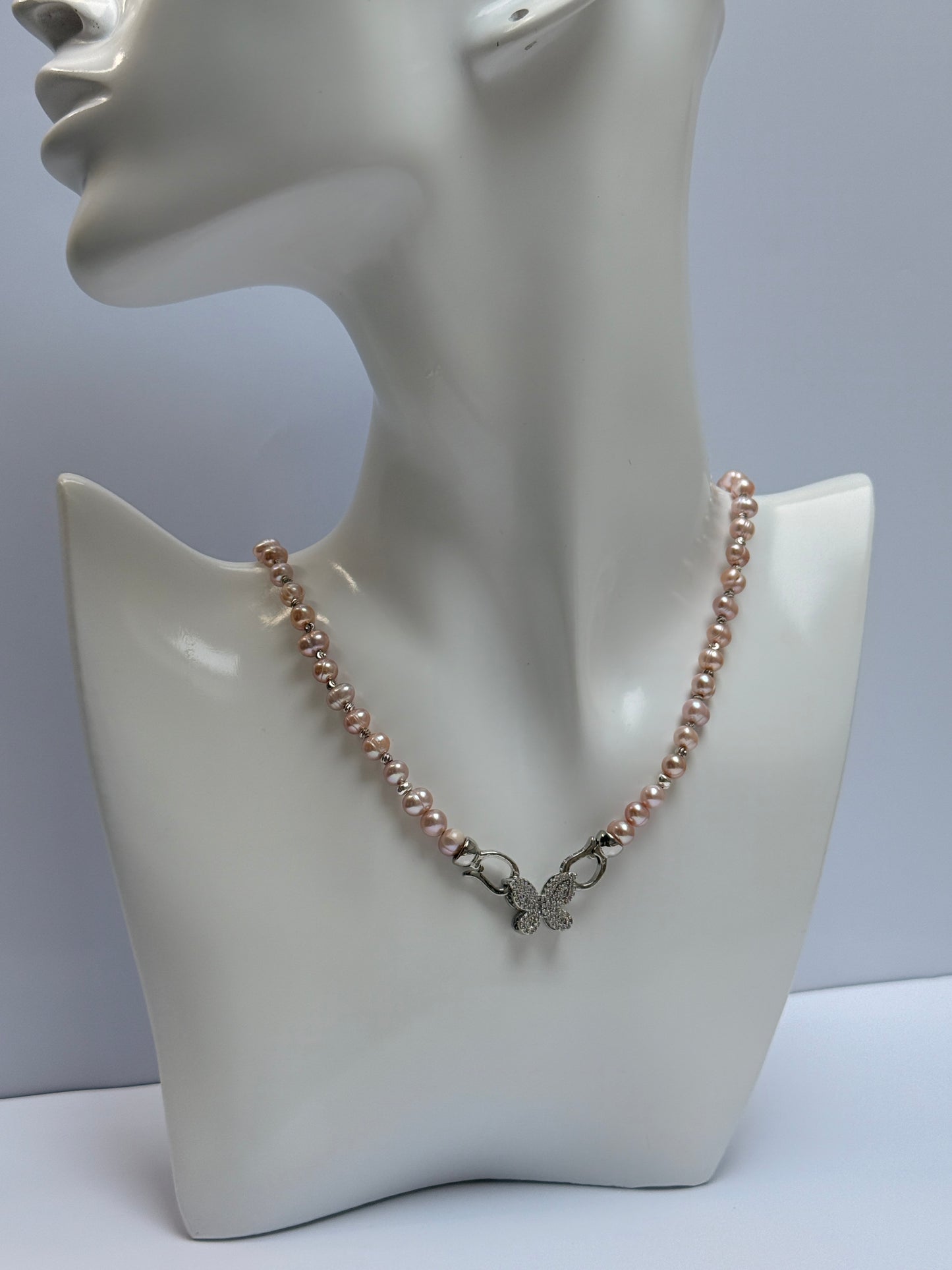 Zoetwaterparels choker