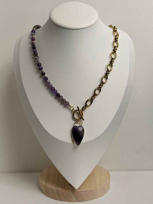 Edelsteen ketting
