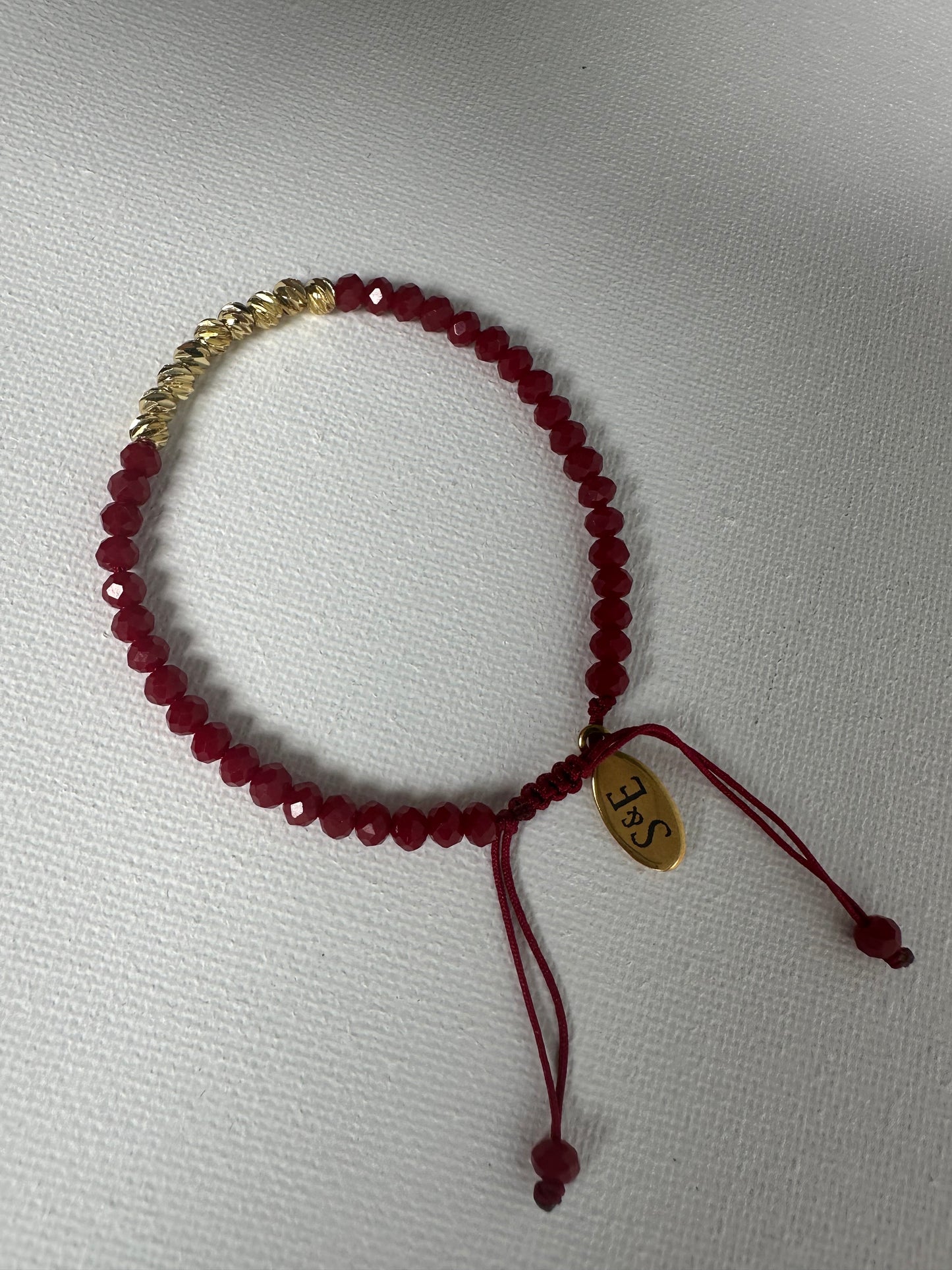 Glaskralen armbandjes