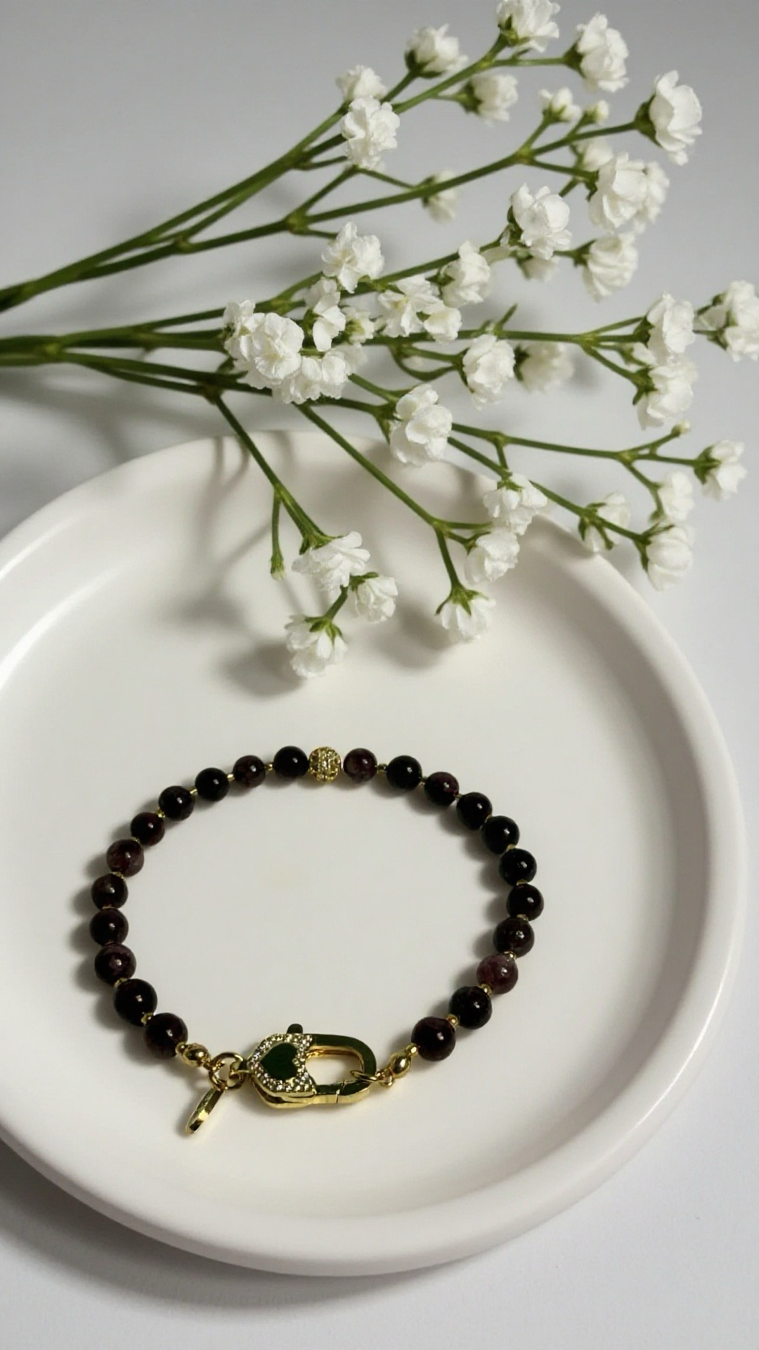 Natuursteen armband