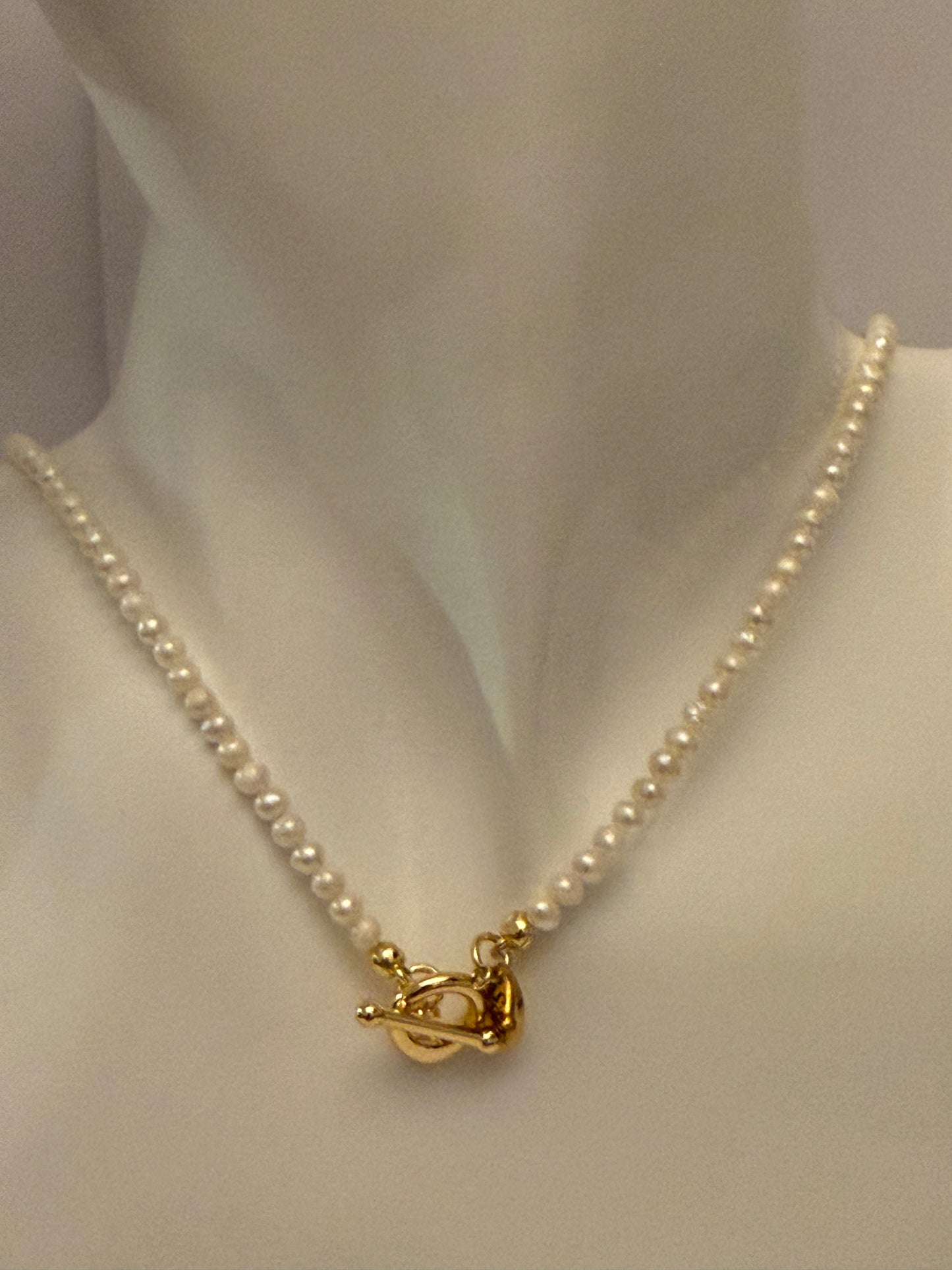 Zoetwaterparels choker