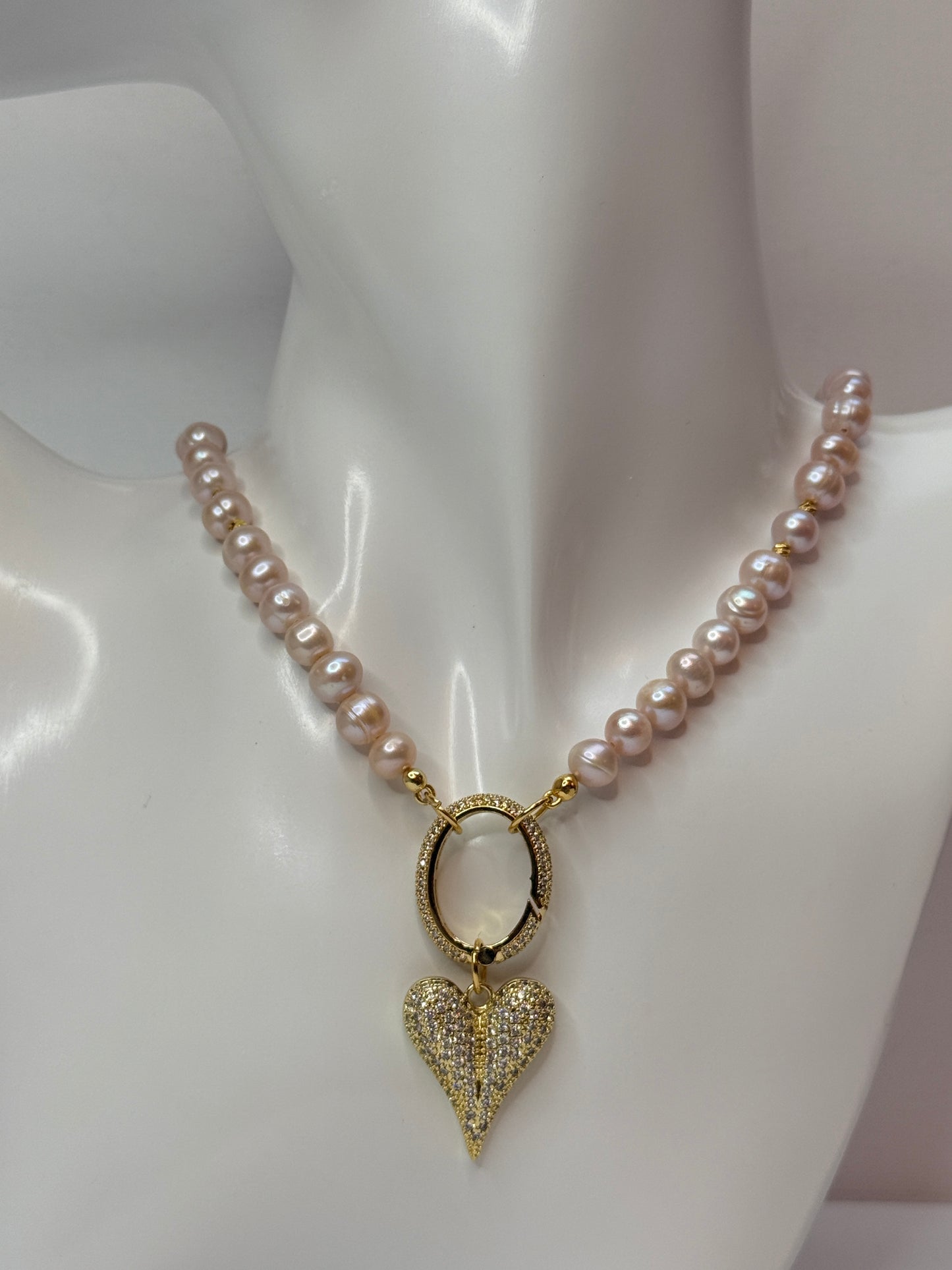 Zoetwaterparels choker